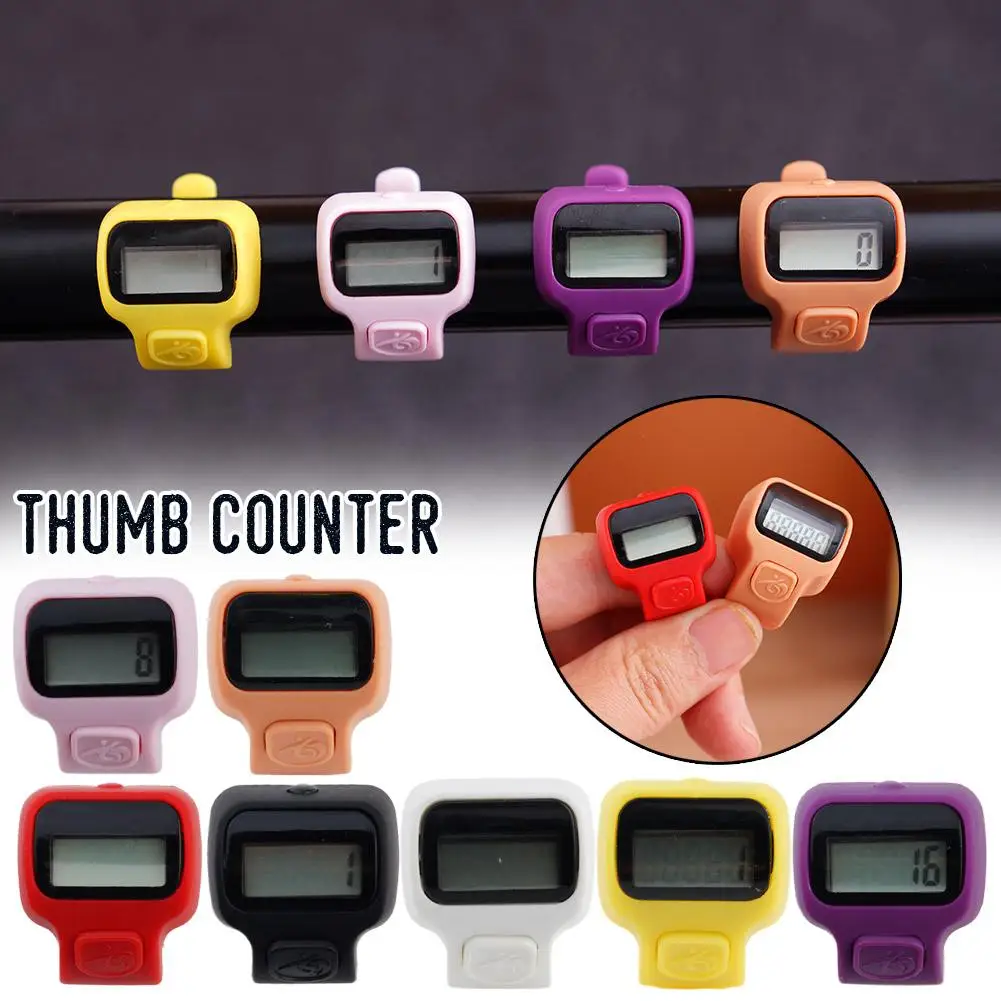 2026 New Mini Ring Shape Finger Counter LED Electronic Digital Tally Counter Ring For Stitch Marker Sewing Weave Buddha Pray