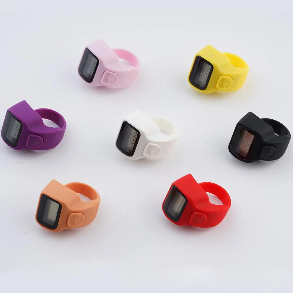 2026 New Mini Ring Shape Finger Counter LED Electronic Digital Tally Counter Ring For Stitch Marker Sewing Weave Buddha Pray