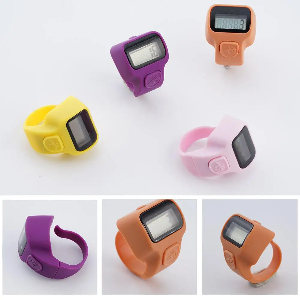 2026 New Mini Ring Shape Finger Counter LED Electronic Digital Tally Counter Ring For Stitch Marker Sewing Weave Buddha Pray
