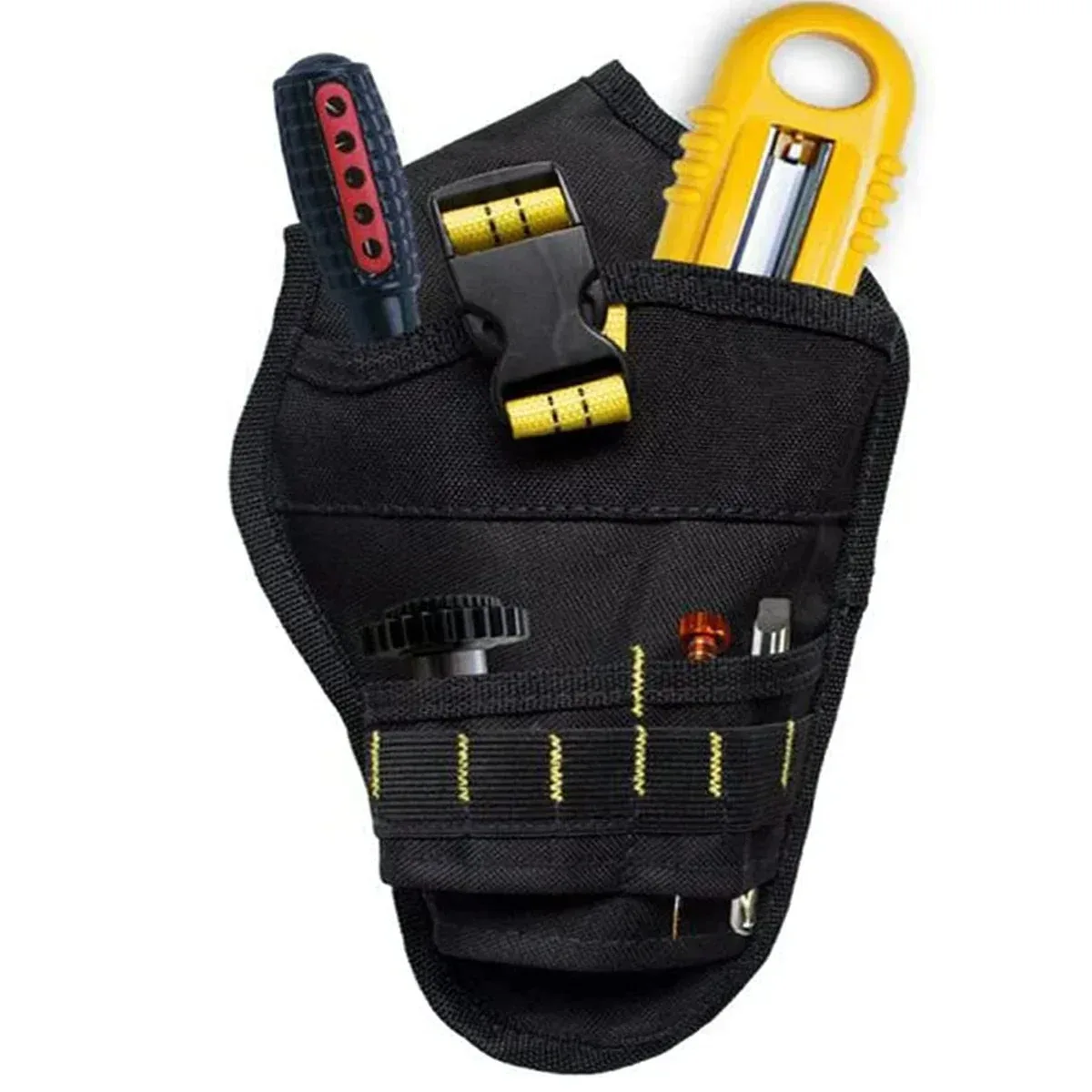 Multifunctional Tool Storage Waist Belt Bag Pouch, Durable Hardware Electrician Tool Kit Wrench Screwdriver Drill Organizer