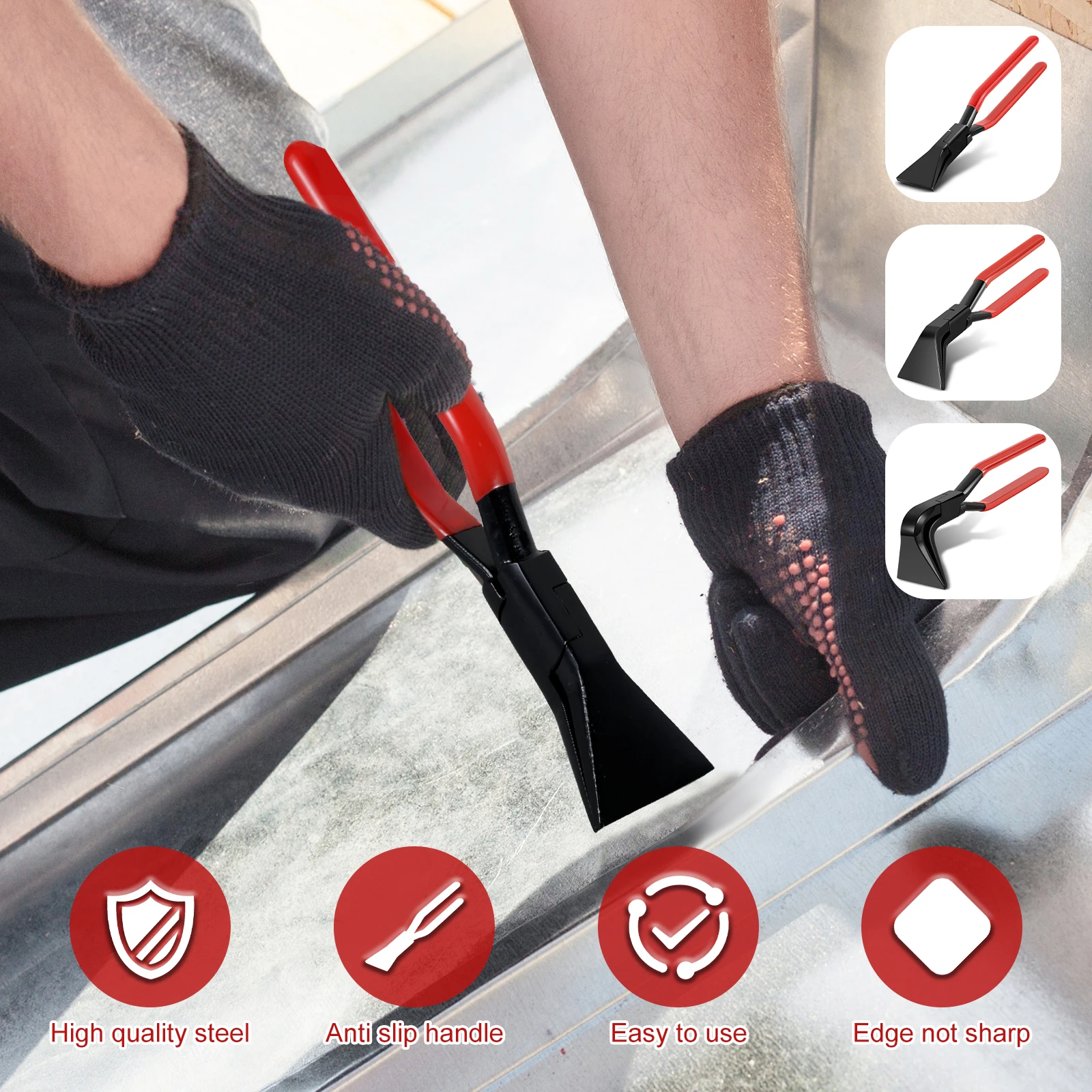 Metal bending pliers flattening pliers manual sealing metal plate tools durable manual sealing machine sheet metal tool kit