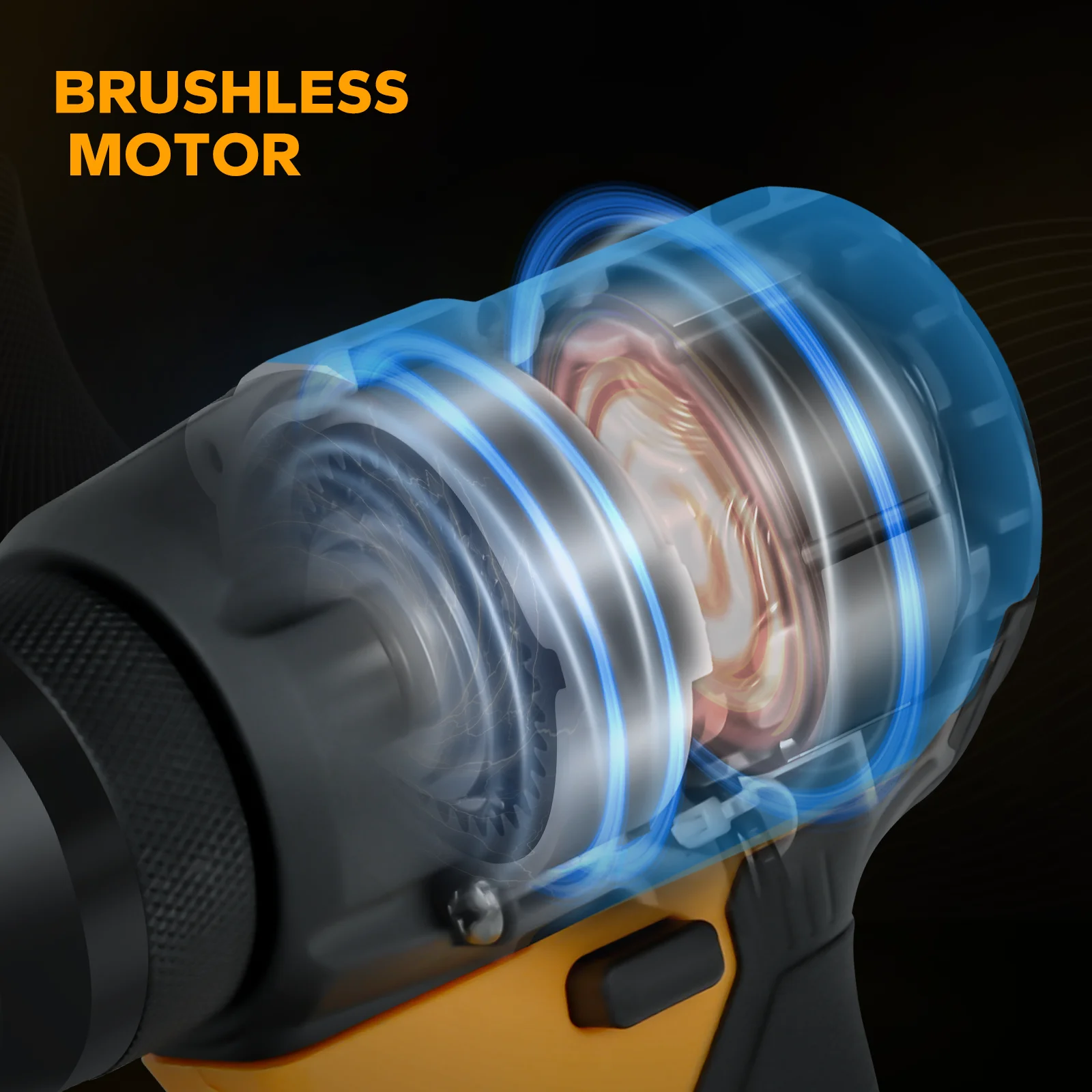 Brushless Electric Rivet Gun Cordless Riveter Tool 2.4-4.8mm Rivet Nut Gun Automatic Riveting Power Tool for Dewalt 20V Battery