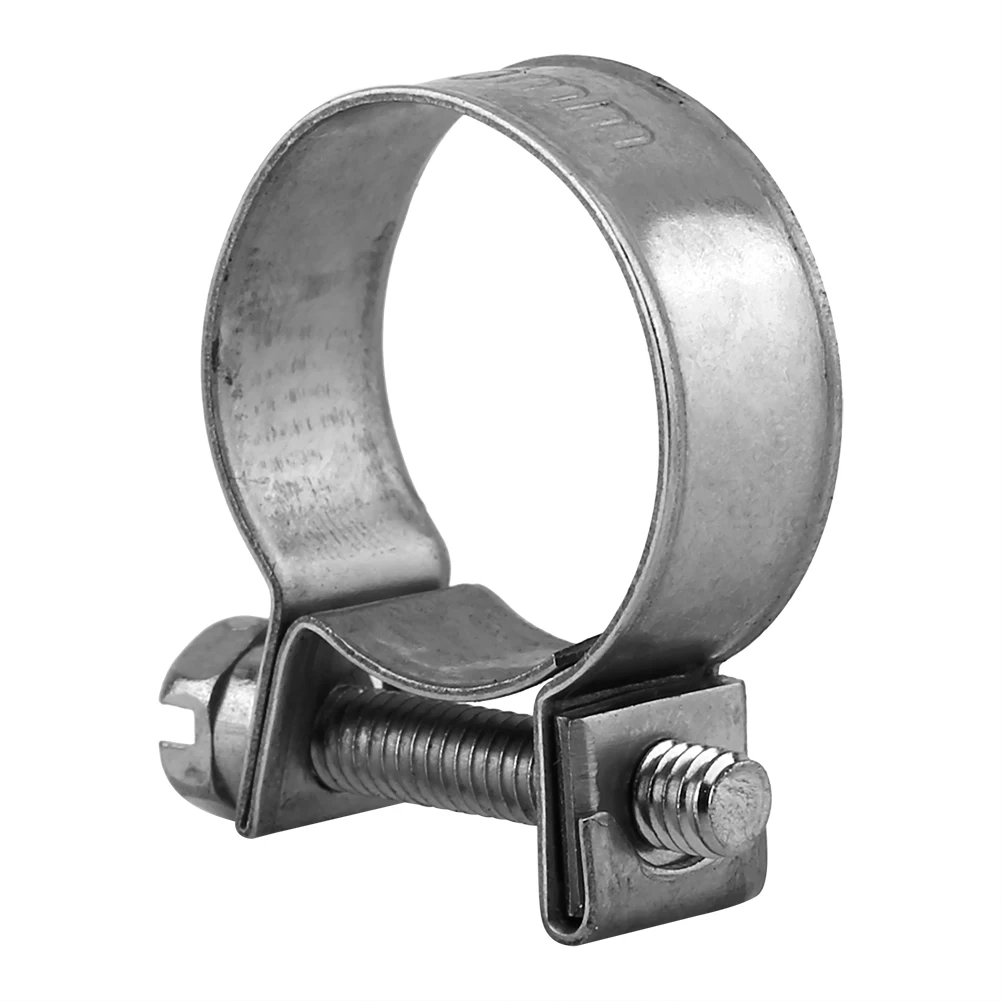 10PCS Stainless Steel Hose Clamps for Oil Pipes 6mm-20mm Available Sizes Hose Clamps Pipe Clamps Hose Retention Hardware