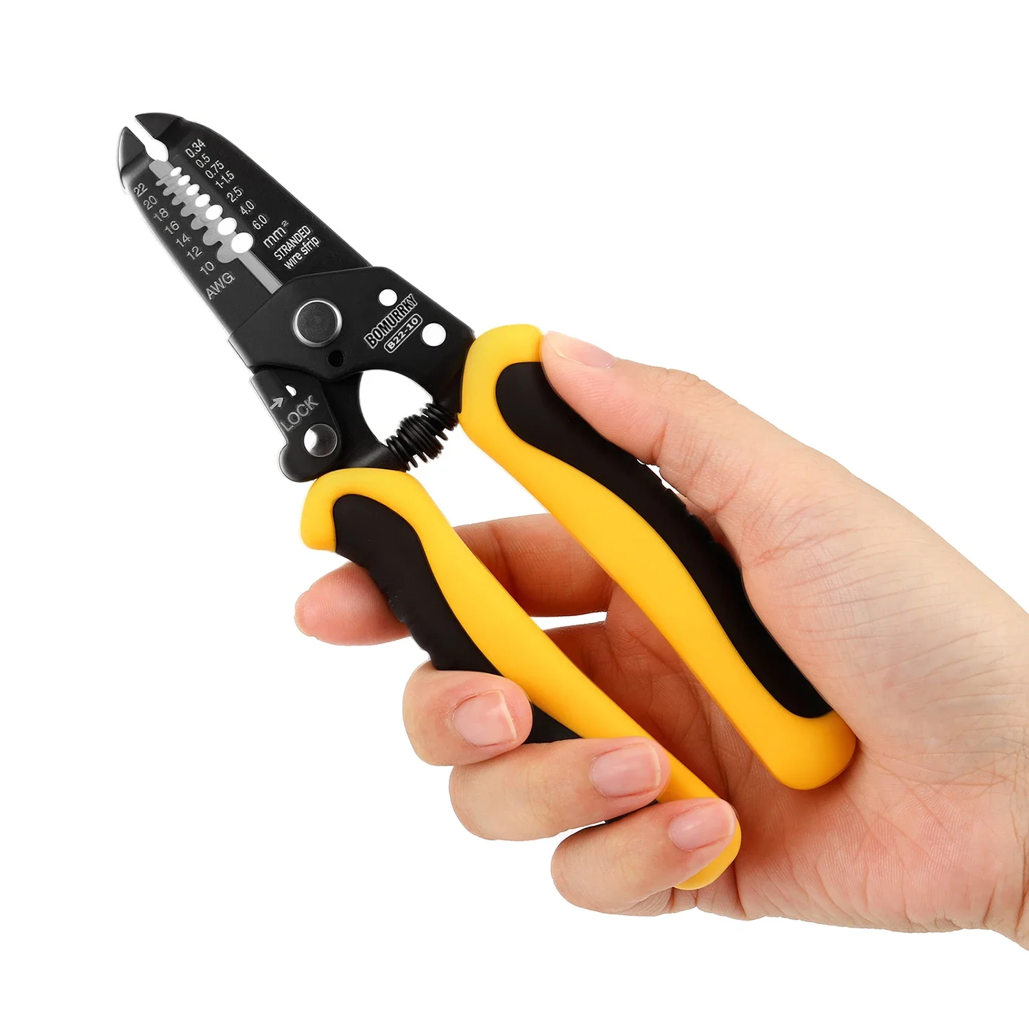 Multifunctional Wire Stripping Pliers Cable Shearing and Crimper Stripping Manual Electrician's Tools