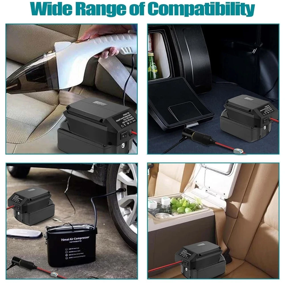 Power Wheel Adapter 18V to 12V Step Down Converter For Makita 18V Li-ion Battery Adapter Cigarette Lighter Adapter
