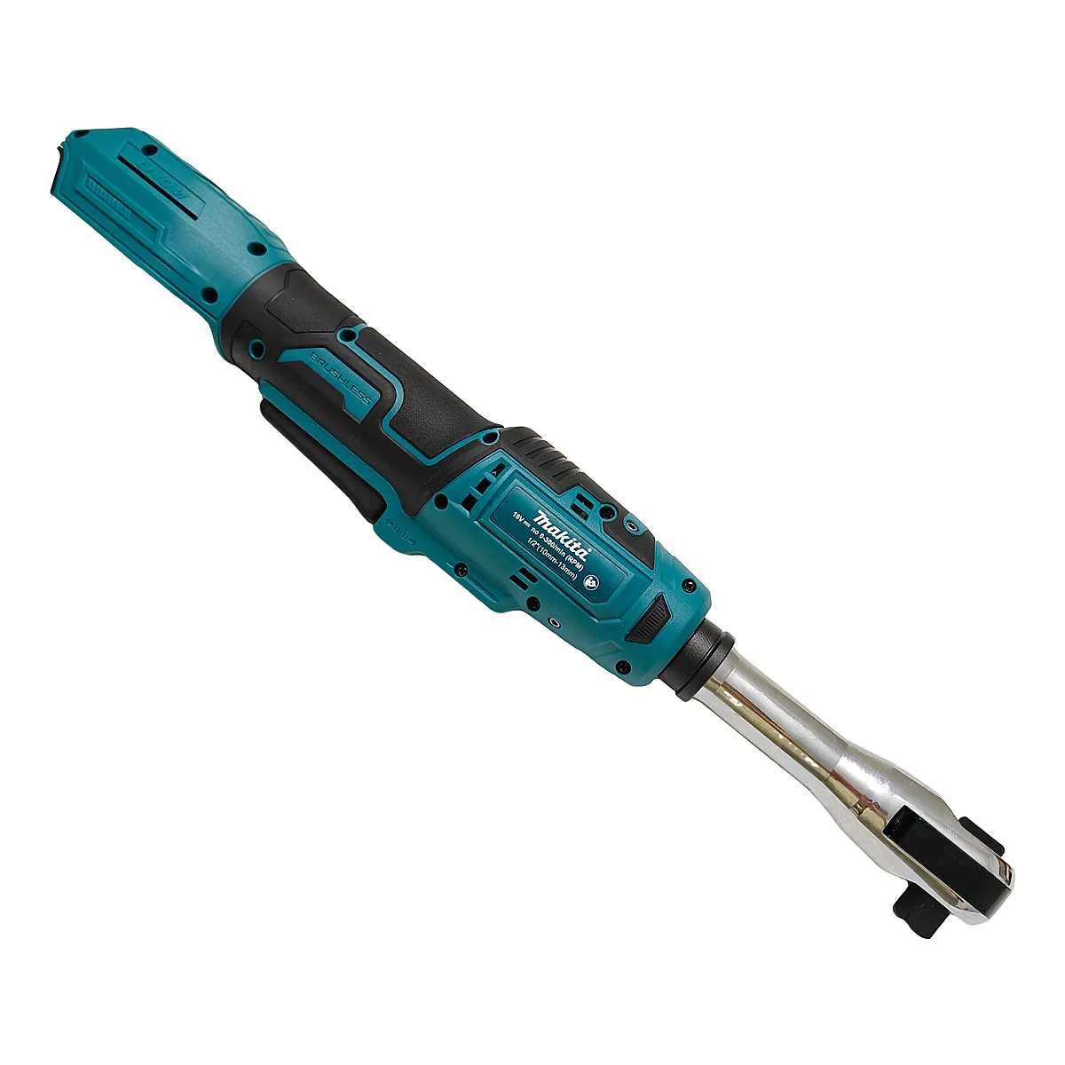 Cordless Electric Ratchet Wrench Brushless 1/2" Extended 6 Inch Long Head Impact Driver Power Tools For Makita 18V Battery