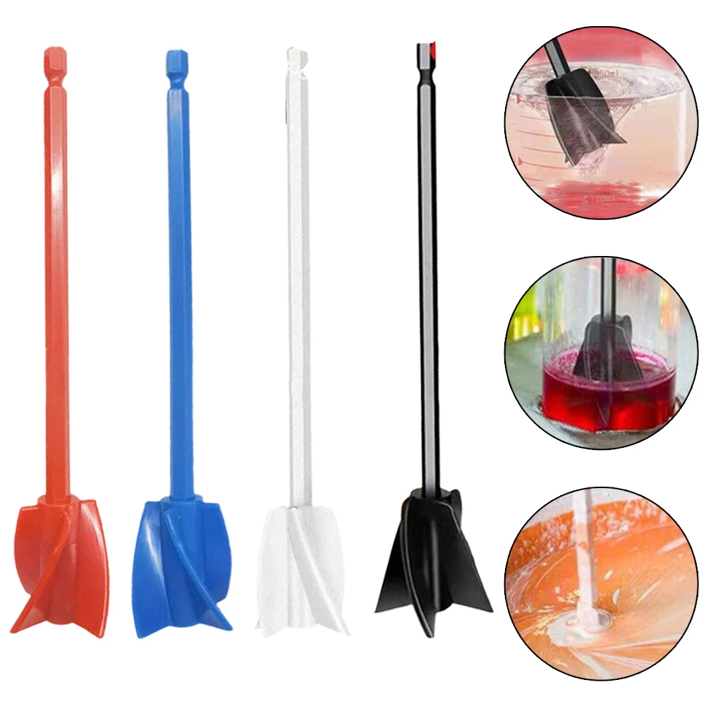 Epoxy Mixer Paint Drill Attachment Paddle Consistency Liquids Resin Head Stirrer Resin Head Mixer Accessories