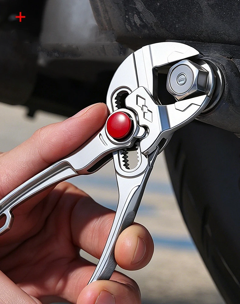 4 Inch Adjustable Water Pump Pliers Mini Multifunctional Plumbing Pipe Wrench Industrial Grade High Hardness Hand Tool