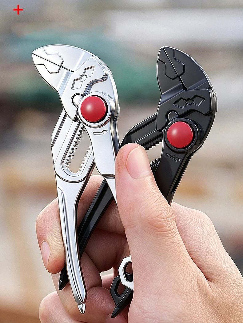 4 Inch Adjustable Water Pump Pliers Mini Multifunctional Plumbing Pipe Wrench Industrial Grade High Hardness Hand Tool