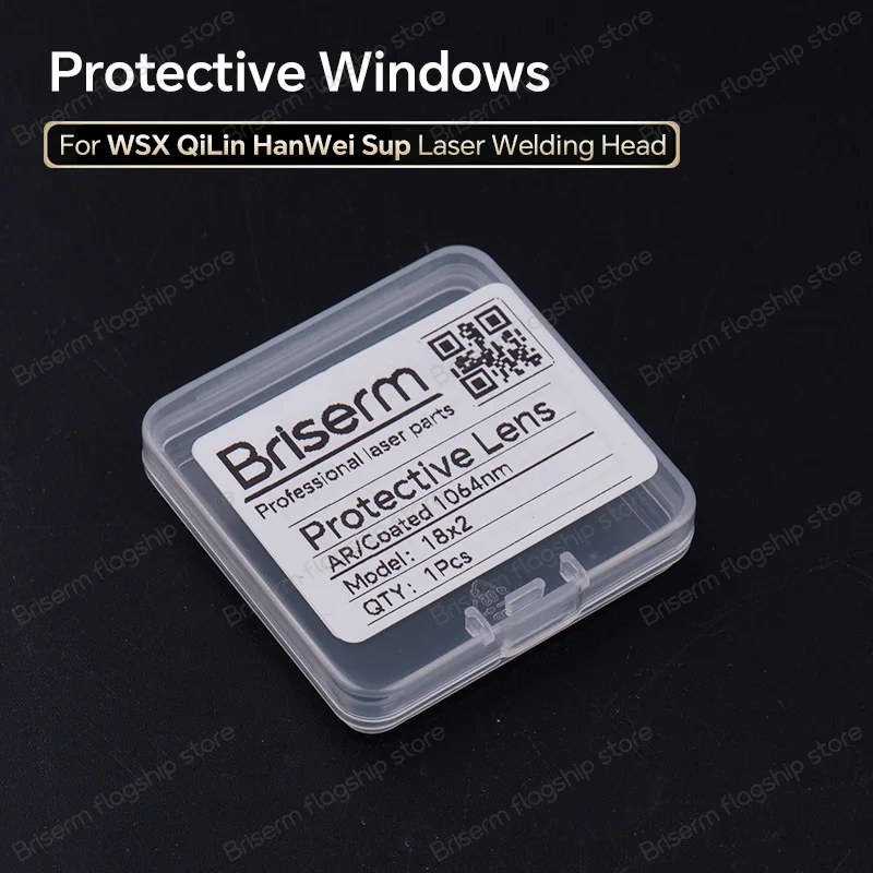 Laser Protective Welding Lens 18x2 20x2 20x3 20x4 Fiber Laser Welding Lens SUP Qilin WSX Laser Welding Machine Protective Lens
