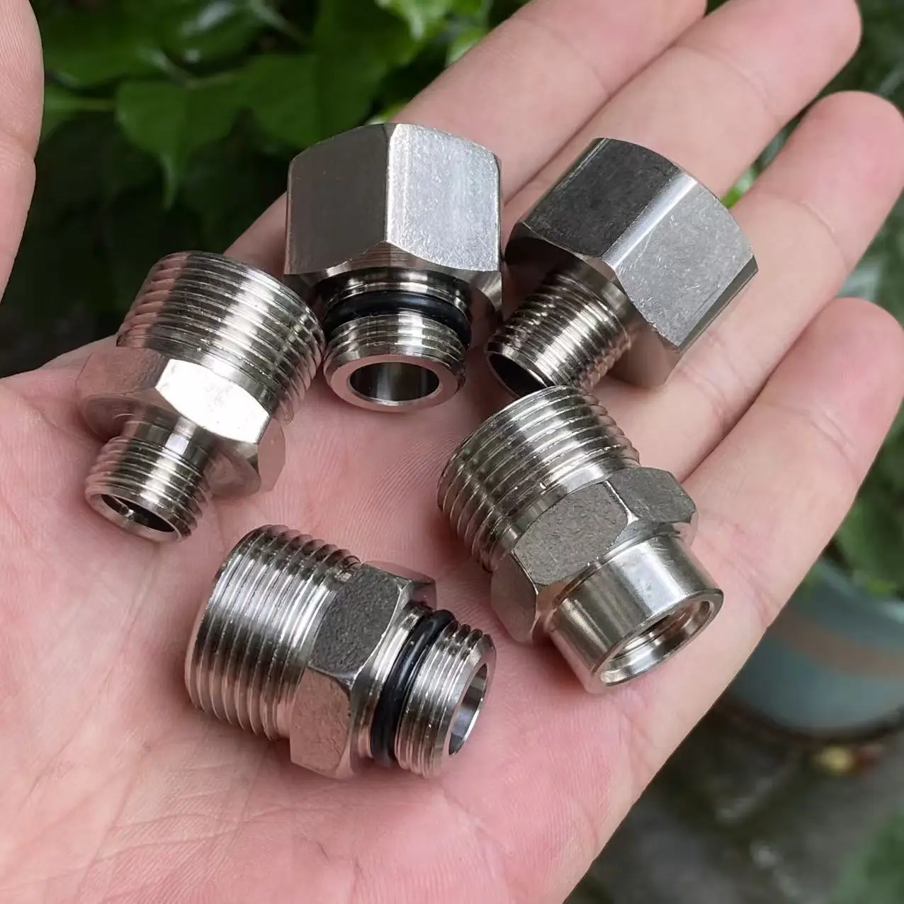 Car Wash Gun & Hose Connecter M22 To G1/4" M14 G3/8" Fitting Thread Male & Female Converter Stainless Steel