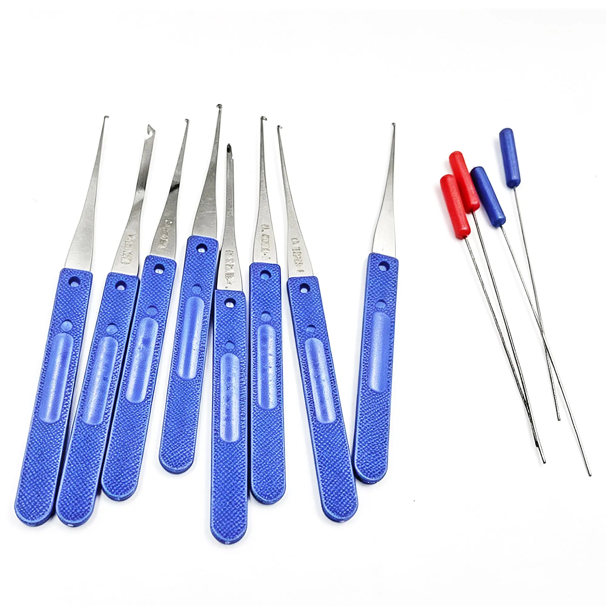 12Pcs Professional Key Extractor Set Stainless Steel Key Removal Hook Tool Kit for Home Door And Padlock Repair