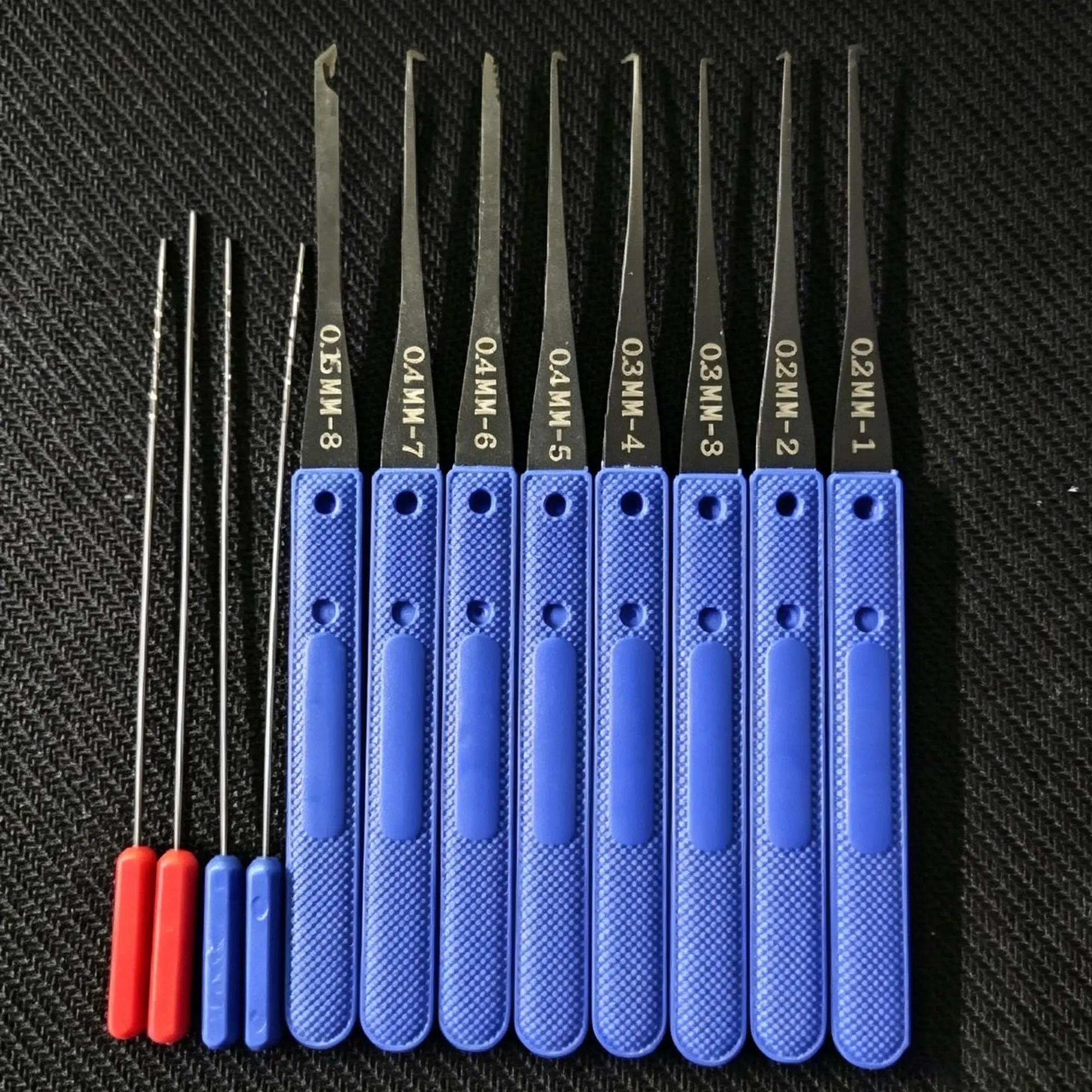 12Pcs Professional Key Extractor Set Stainless Steel Key Removal Hook Tool Kit for Home Door And Padlock Repair