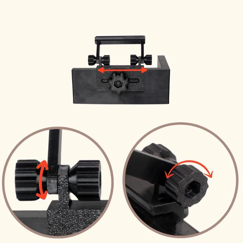 Adjustable Manual Labeling Tool for Bottles Wine Bottle Label Positioner Applicator