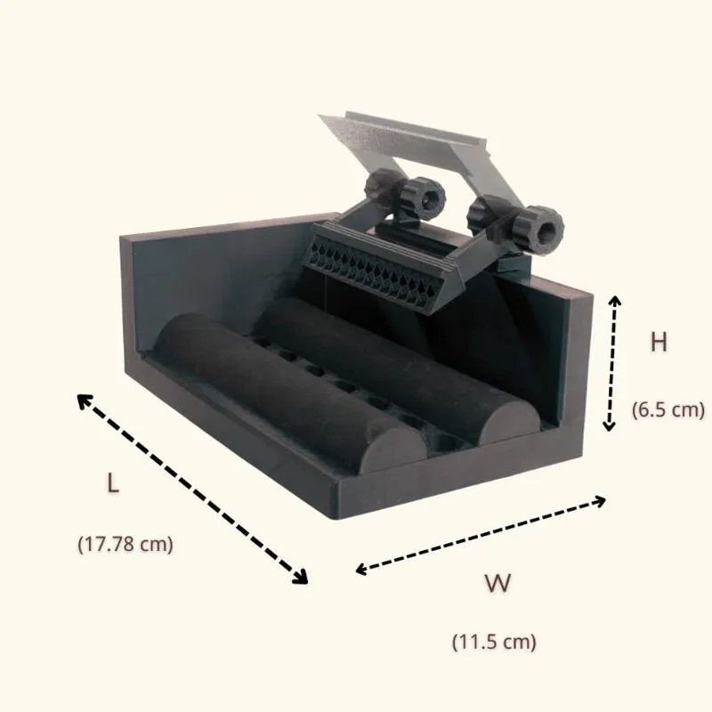 Adjustable Manual Labeling Tool for Bottles Wine Bottle Label Positioner Applicator