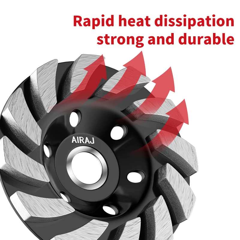 2/3/5ps Diamond Grinding Disc Abrasive Cup Wheel Wear Resistant Marble Polishing Concrete Cement Angle Grinding Machine Disc