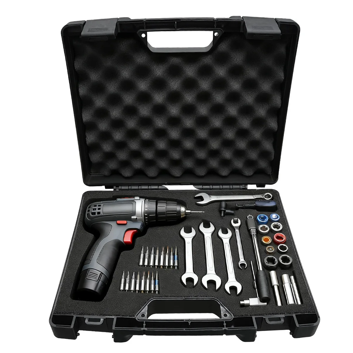 1pc Multi-Functional Portable Equipment Case with Sponge Protective Hardware Shell Tool Carrying Storage Box for Drones,Tools