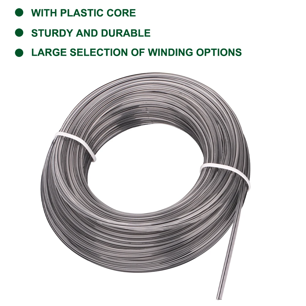 CMCP 2-4mm*15m Brushcutter Trimmer Rope Pentagram Nylon Mowing Trimmer Line Brush Cutter Wires Rope Accessories