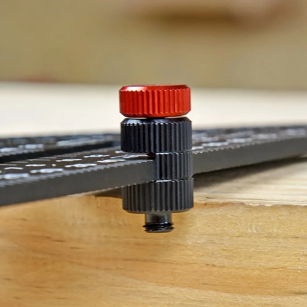 2Pc New Stair Gauges for Conventional Framing Square Stops Framing Tool for Fast Fixed Square, Bottom Threads for Easy Storage