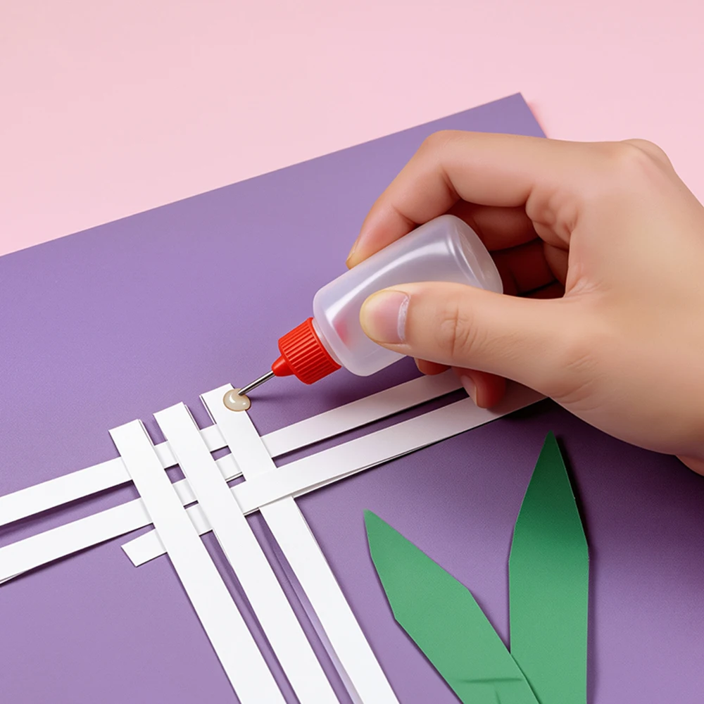5pcs 10ml-120ml Precision Tip Applicator Bottles NeedleTip Squeeze Glue Bottles with 2 Mini Funnels for DIY Paint Paper Quilling