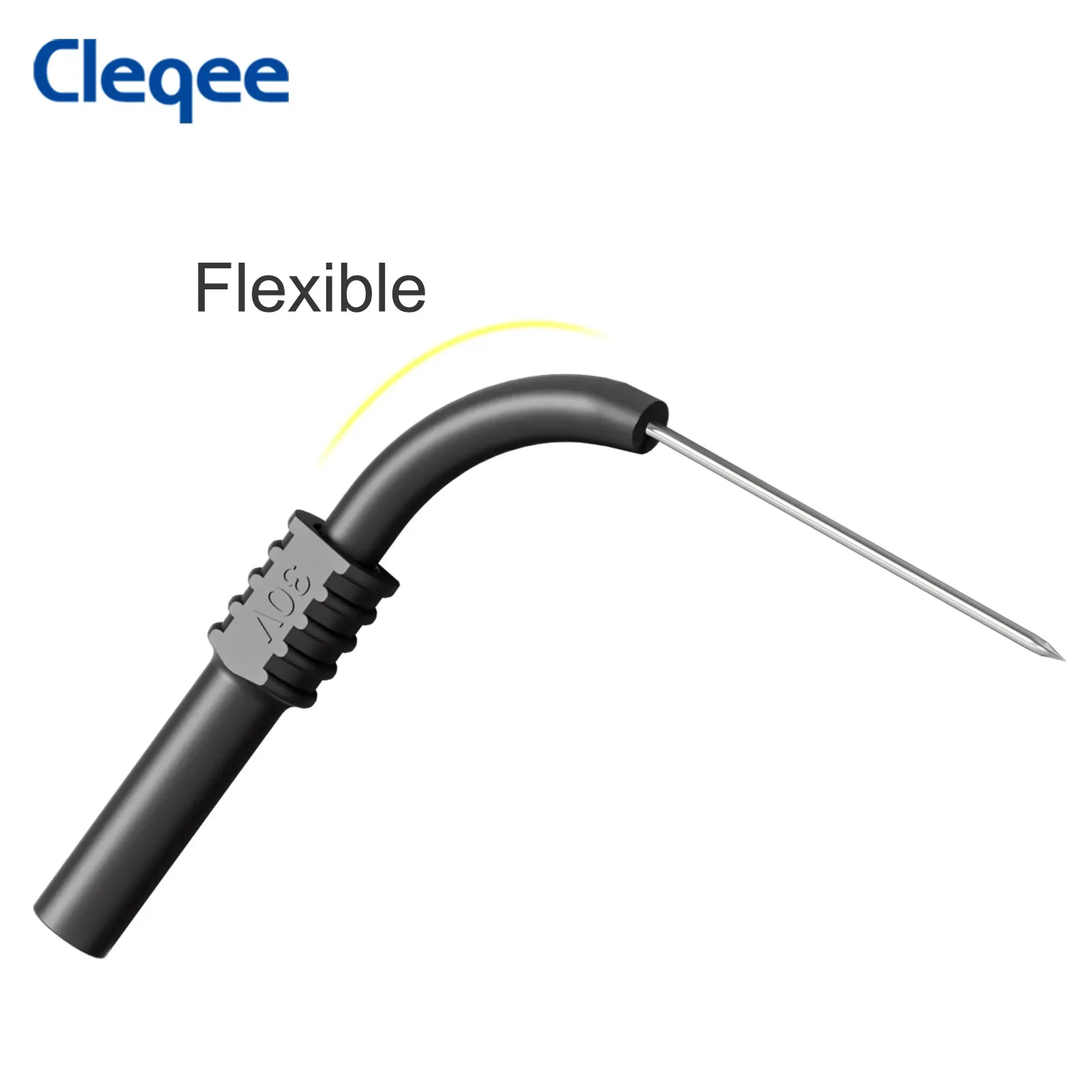 Cleqee P5009 Back Probe Pins 10PCS Flexible Bendable Test Probes for Wire Piercing Automotive Car Repairing Electrical Testing