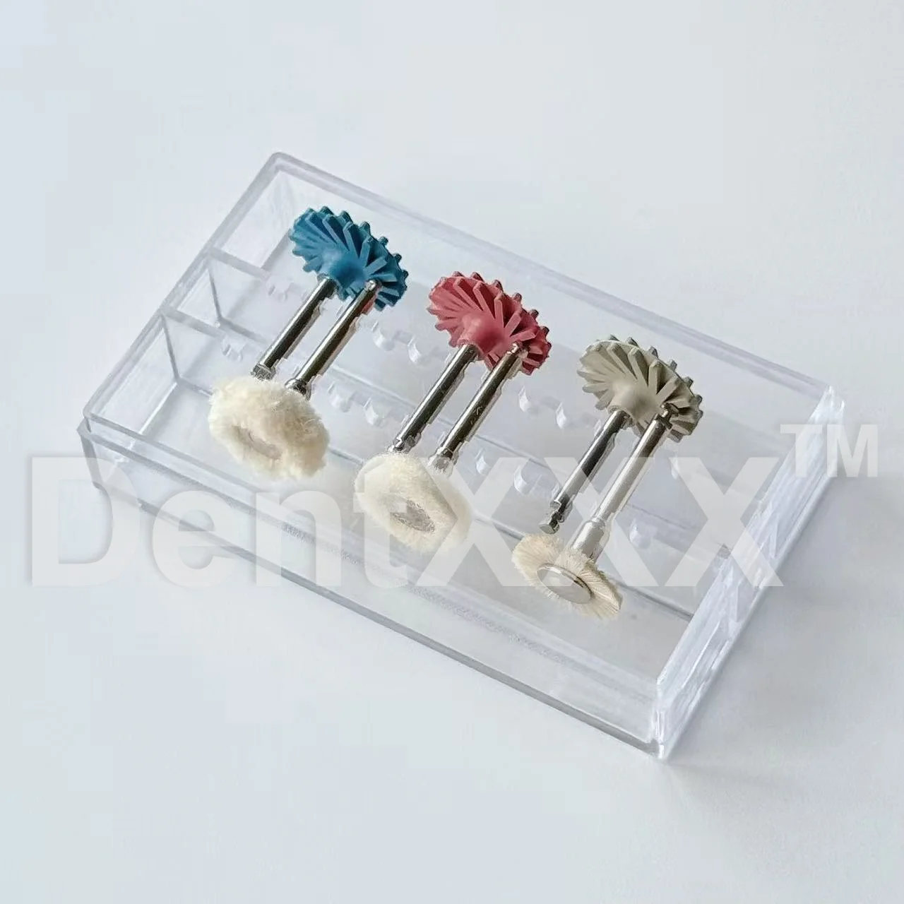 Diamond Rubber Polisher Kit Polishing Wheels 2.35mm Shank Polishing Tools