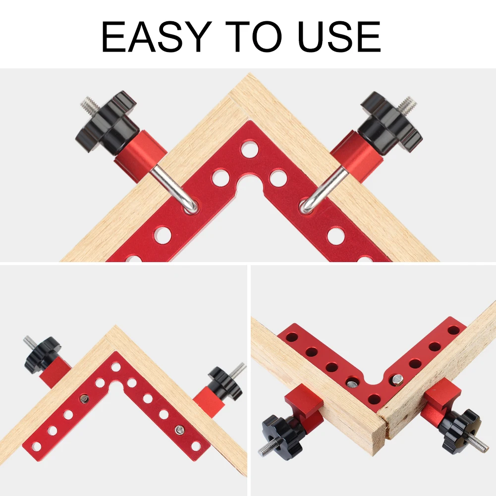 2Pc 90 Degrees L-Shaped Auxiliary Fixture Splicing Board Positioning Panel Fixed Clip Carpenter's Square Ruler Woodworking Tool