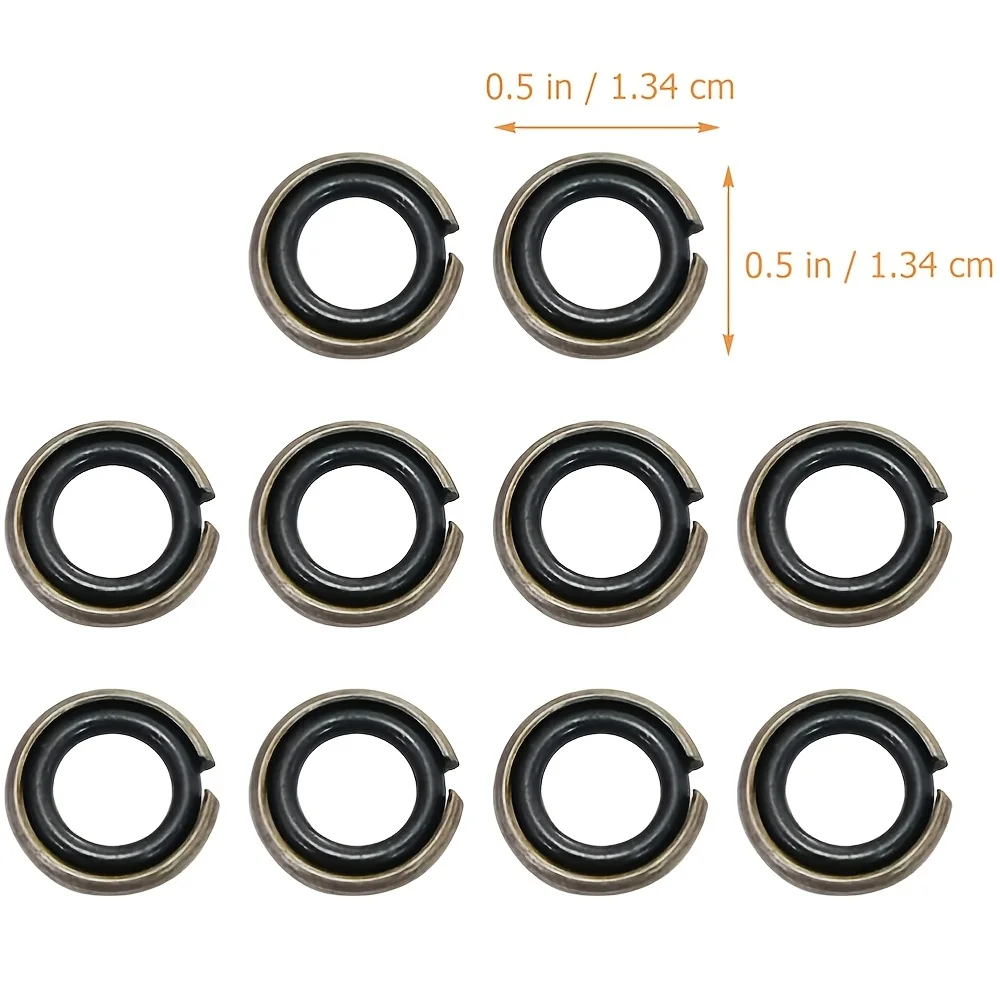 1/2" Retaining Ring Clip with O-Ring for Impact Wrench Socket Retainer Rings Socket Retaining Drive Friction Rings Part