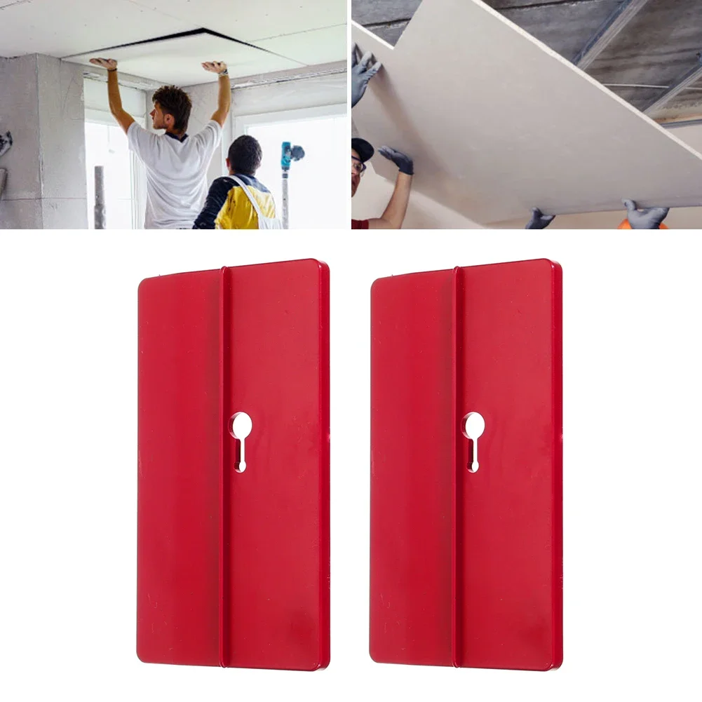 TINSOL 2/4pc Drywall Fitting Tool Plasterboard Fixing Tool Ceiling Positioning Plate Room Ceiling Sloped Wall Dec Carpenter Tool