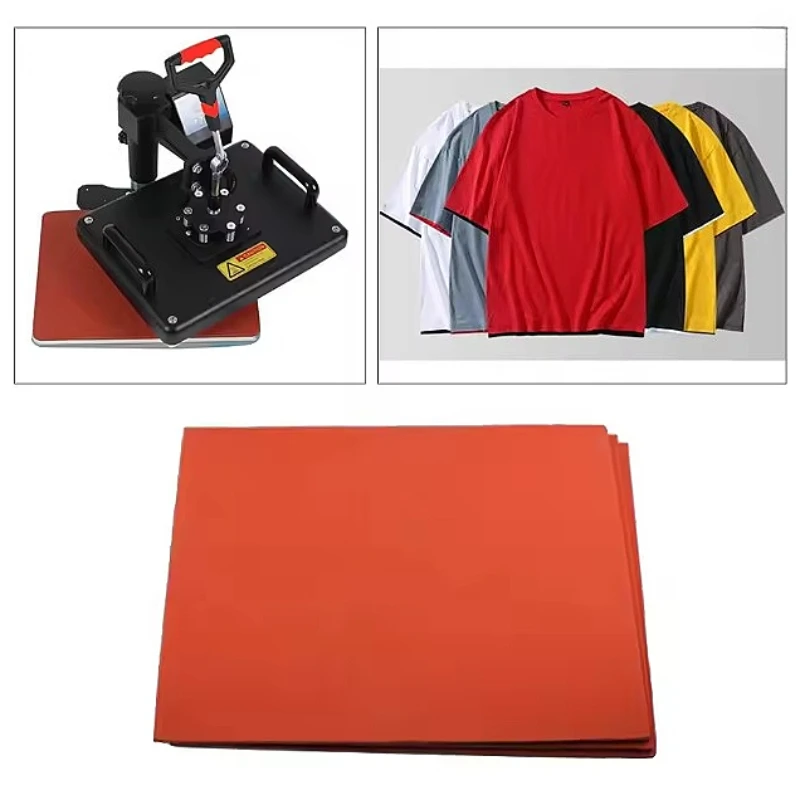 Heat press machine silicone pad thickened foam board high temperature resistant rubber board for thermal transfer equipment