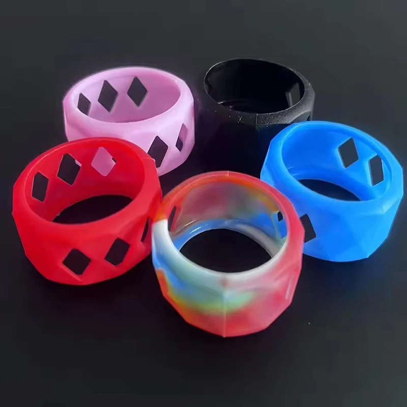 1PCS 25mm Silicone Case Protection Non-slip Band Ring for Bubble Glass Tube Tank Accessories