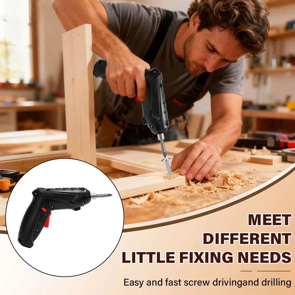 New Electric screw driver Mini Household Electric Drill Rotated Cordless Screwdriver Power Tools Household Maintenance Repair