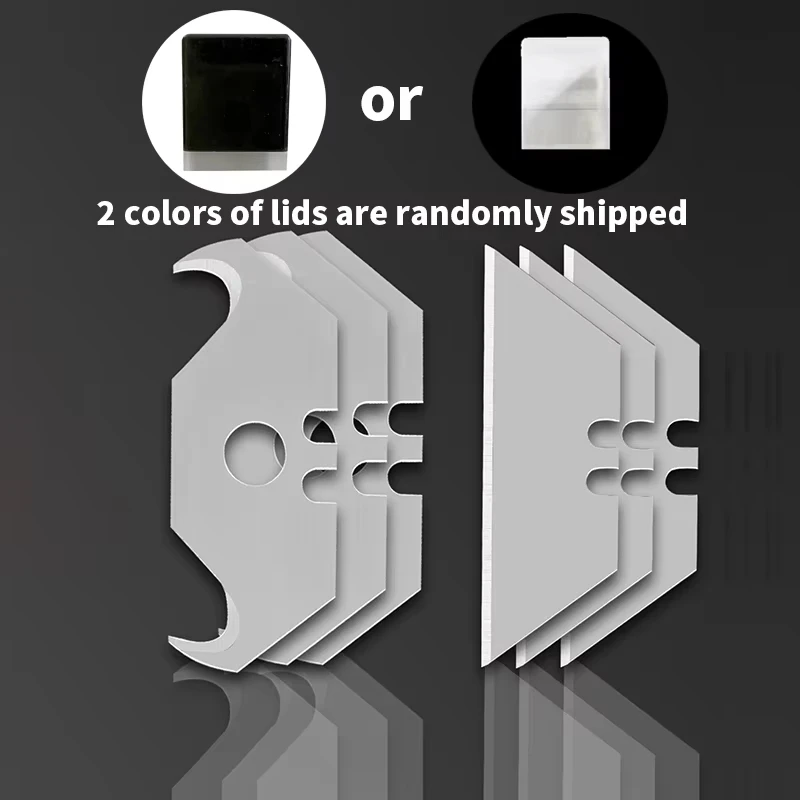 Utility Hook Blades Steel Razor Blades Safety Horn Knife Blades for Cutting Carpets,Wallpaper Tools 10/20/30/50pcs