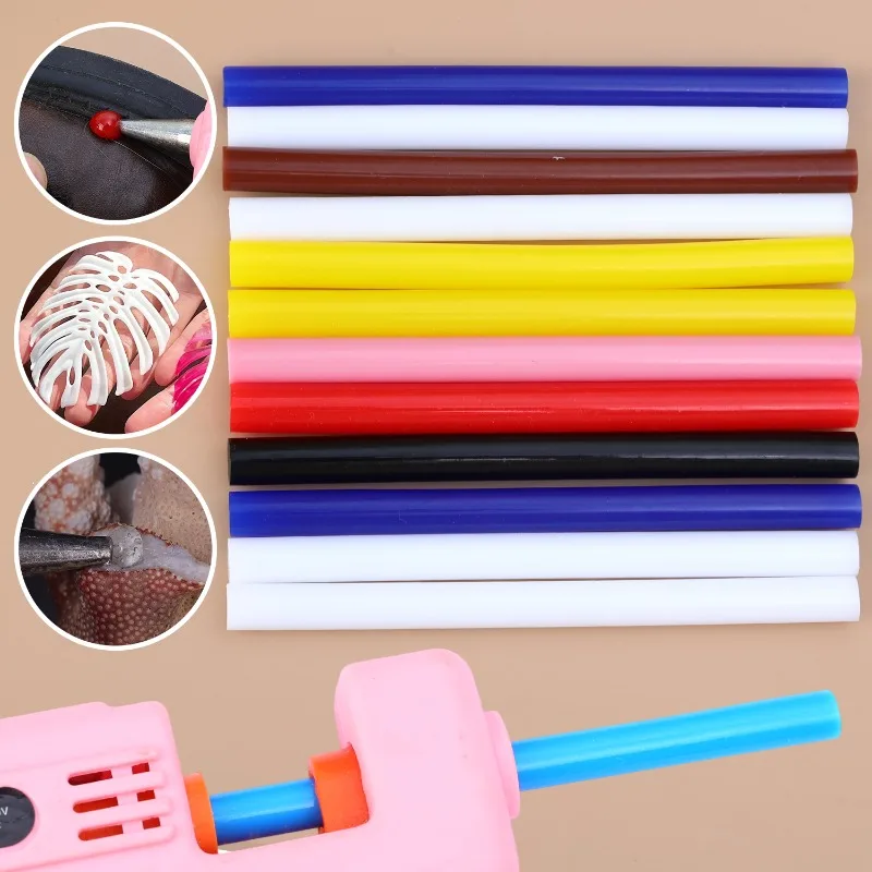 Colorful Hot Melt Glue Sticks Body Dent Removal Repair Strips Strong Viscosity Adhesive Rod Electric Glue Gun Heat Pistol Stick