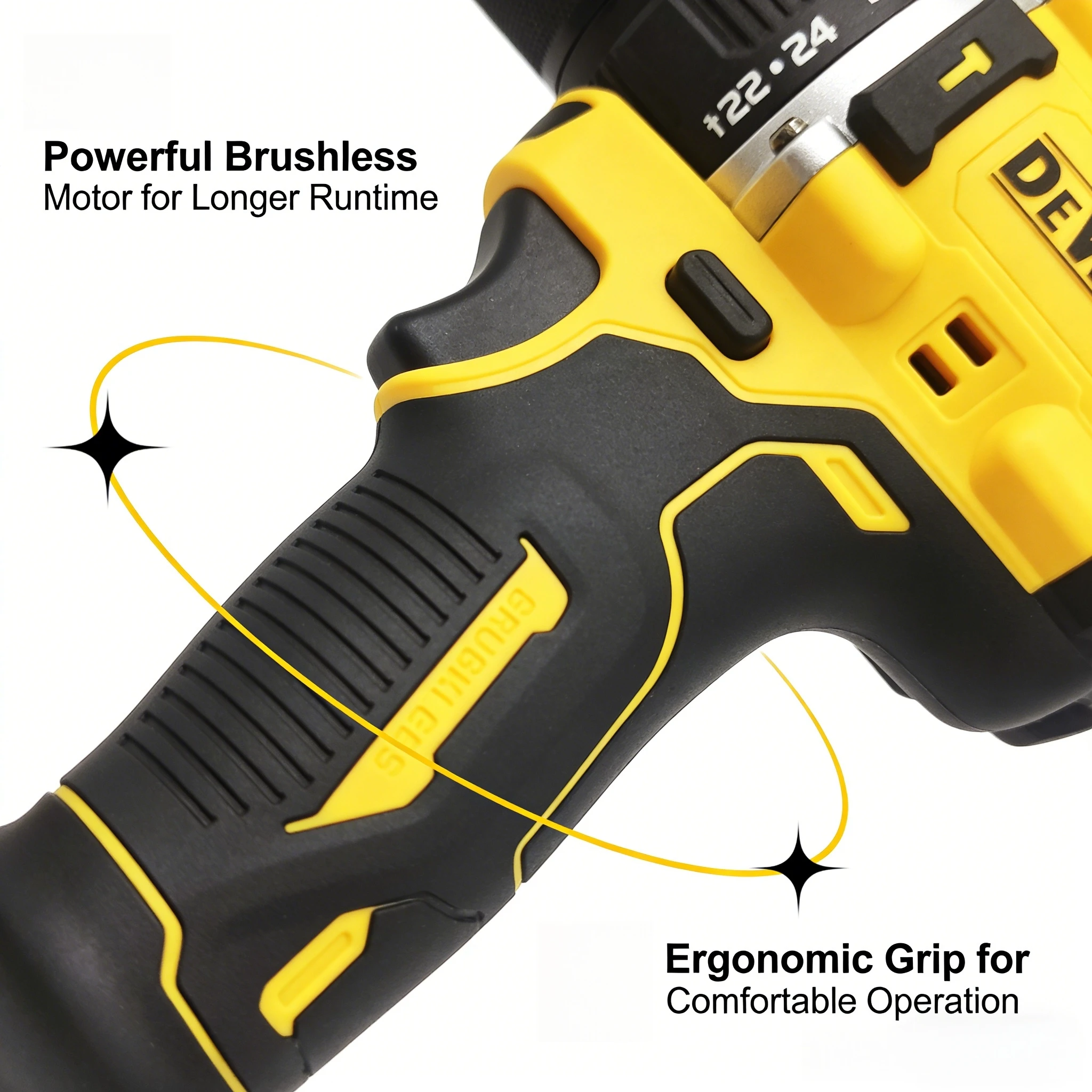 DEWALT DCD805 Brushless 20V Cordless Drill: Compact Multifunction Impact Driver (Tool Only)