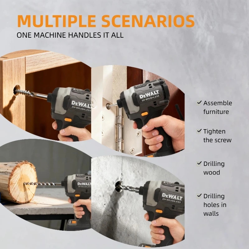 DeWalt DCF85M Brushless Impact Driver: Variable Speed Woodworking Tool (No Battery)
