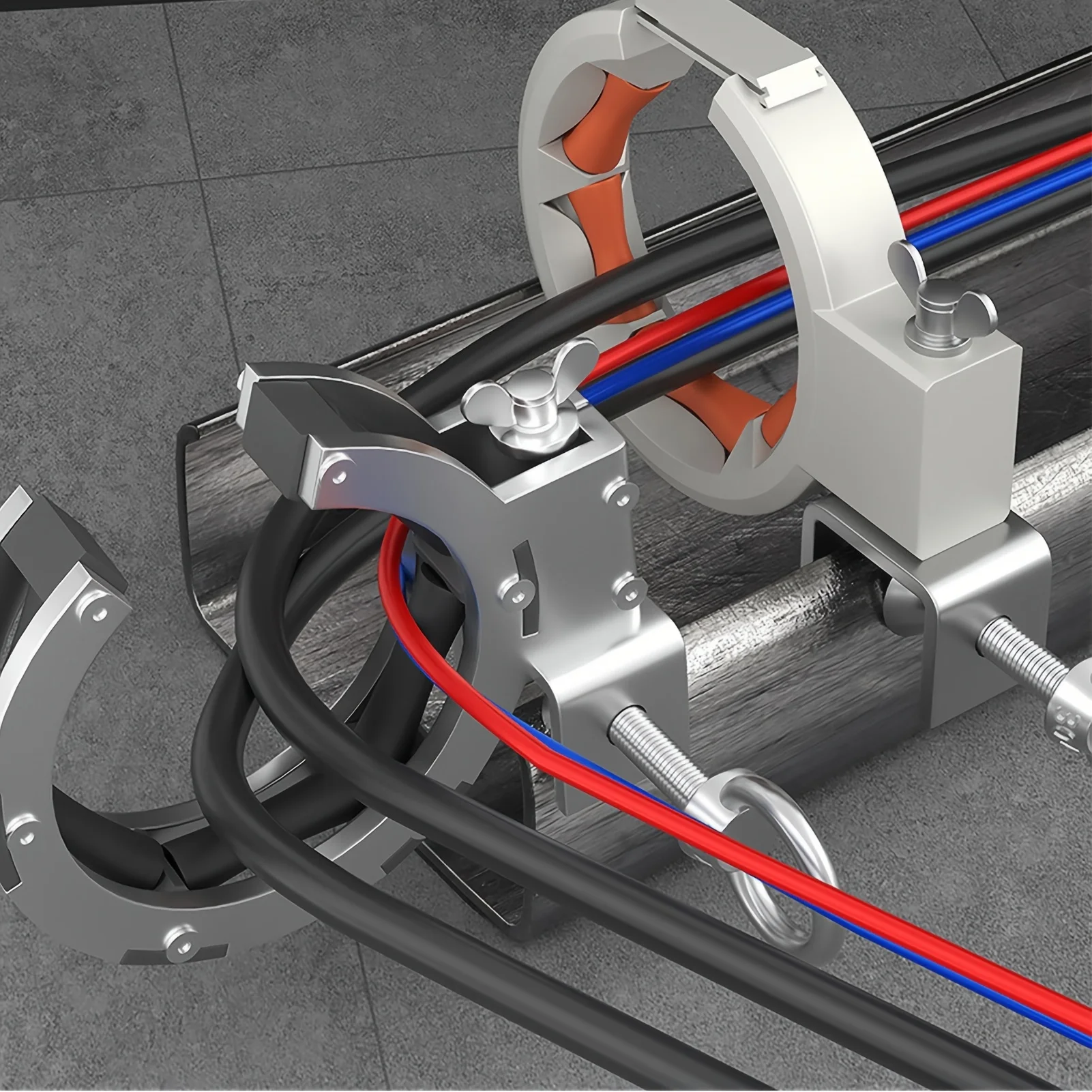 Adjustable Cable Tray Laying Auxiliary Pulley Wearresistant High Hardness Comprehensive Wiring Construction Auxiliary Device