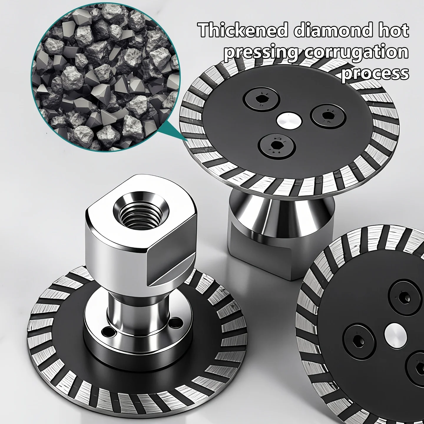 Engraving Cutting Disc Diamond Saw BIade with RemovabIe 5/8-11 FIange for DIY Stone Marble Porcelain