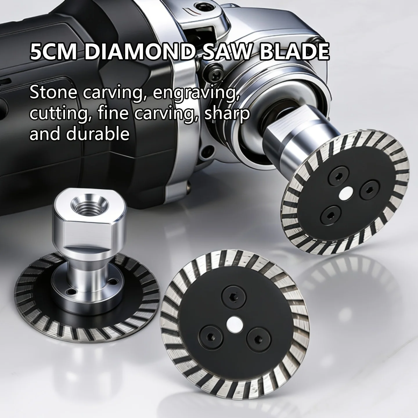Engraving Cutting Disc Diamond Saw BIade with RemovabIe 5/8-11 FIange for DIY Stone Marble Porcelain