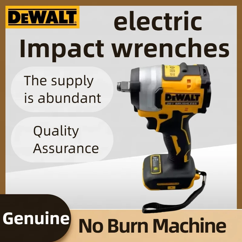 DEWALT DCF922 20V Cordless Impact Wrench: 1/2" High Torque Power Tool (Battery Not Included)
