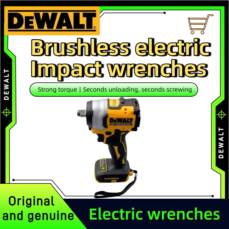 DEWALT DCF922 20V Cordless Impact Wrench: 1/2" High Torque Power Tool (Battery Not Included)