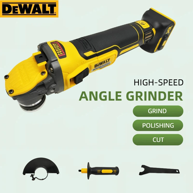DEWALT DCG409 20V Brushless Angle Grinder | 125mm 9000RPM Professional Cutting & Polishing Machine(bare tool)