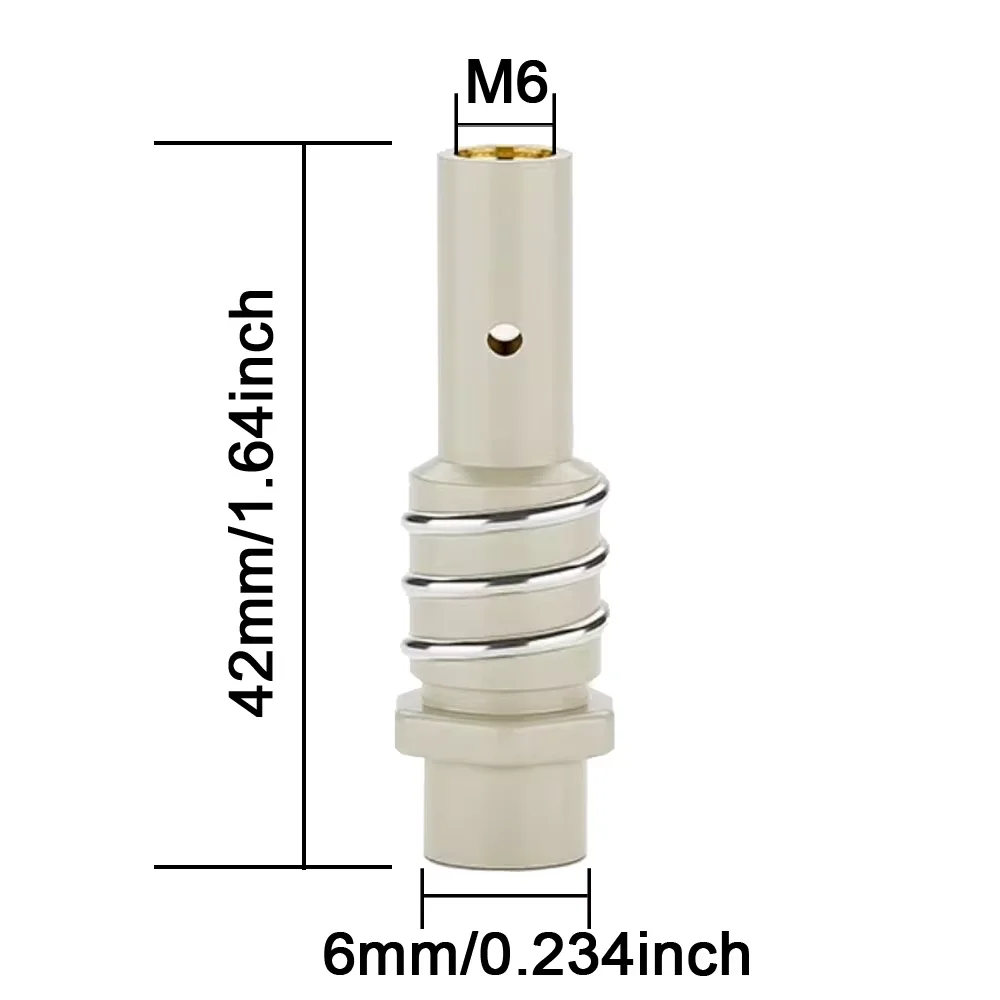 MB-15AK 15ak Coating Protection Anti-stick Gas Nozzle Holder Contact Tips 0.8/1.0/1.2mm Mig MAG Welding Torch Accessoriess