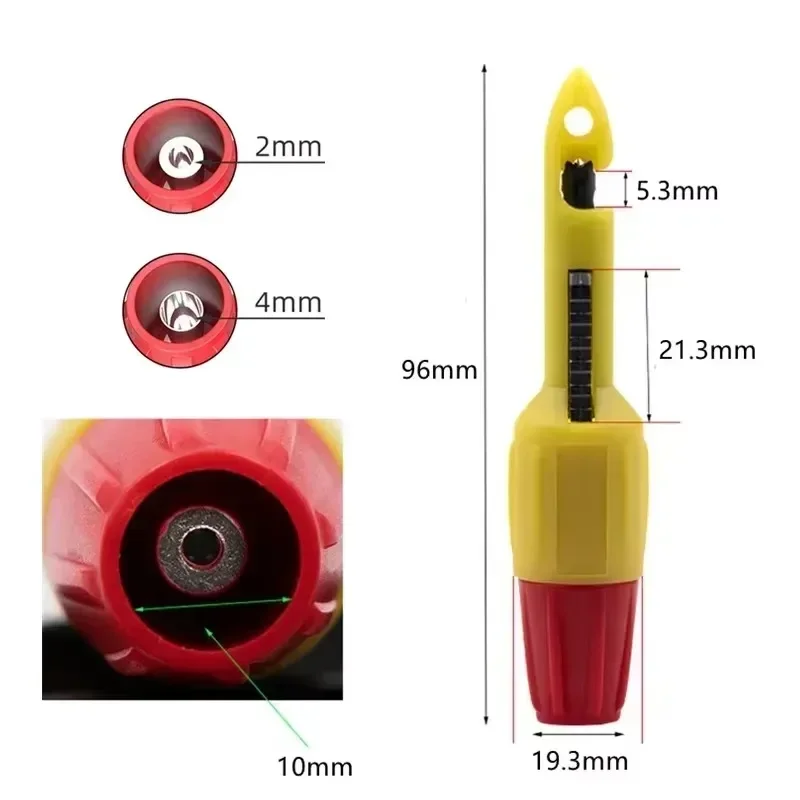 2pcs Electrical Circuit Puncture Needle Non-breaking Detection Insulation Wire Piercing Clip Repair Tools Auto Accessories Kits