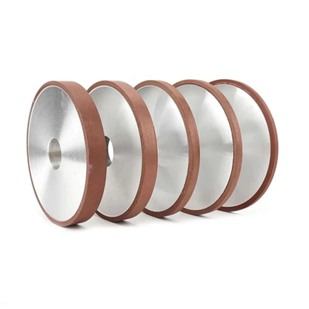 80-200mm Diamond Grinding Wheel Resin Grinding Disc Abrasive Tools for Tungsten Steel Alloy Ceramic Glass Sharpenin Grit 150/320