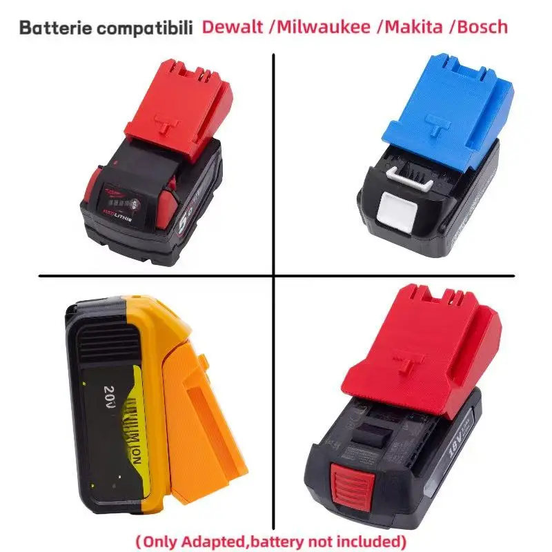 for Stacyc Batteries Adapter to Dewalt for Makita for Milwaukee for BOSCH Batteries Adapter