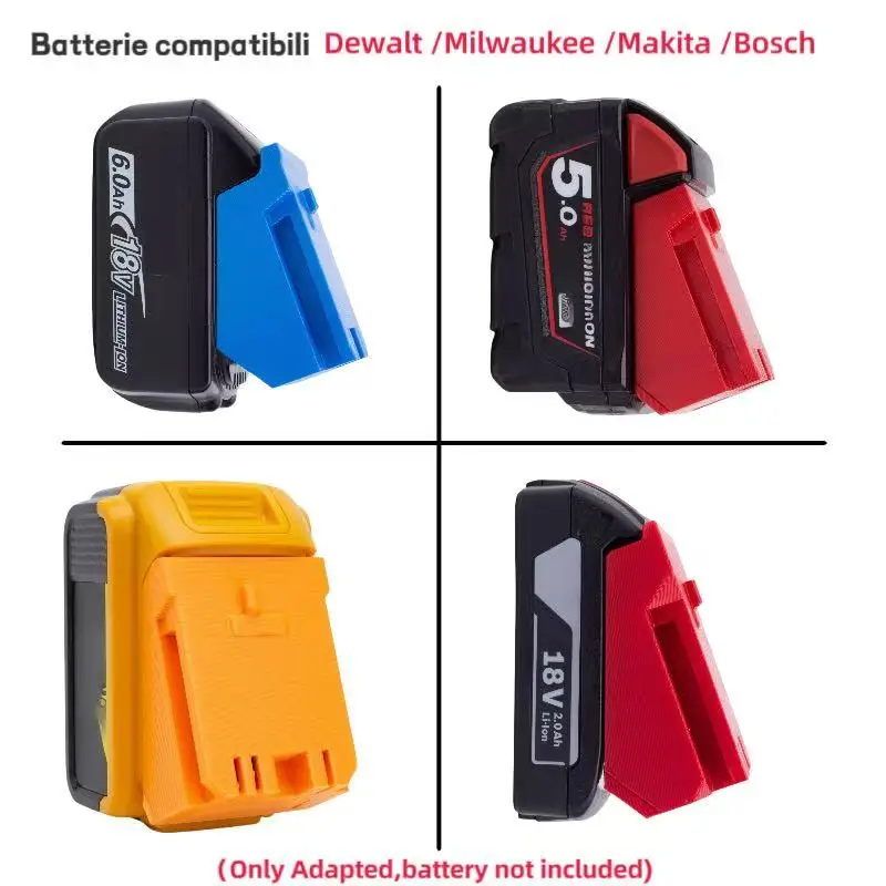 for Stacyc Batteries Adapter to Dewalt for Makita for Milwaukee for BOSCH Batteries Adapter