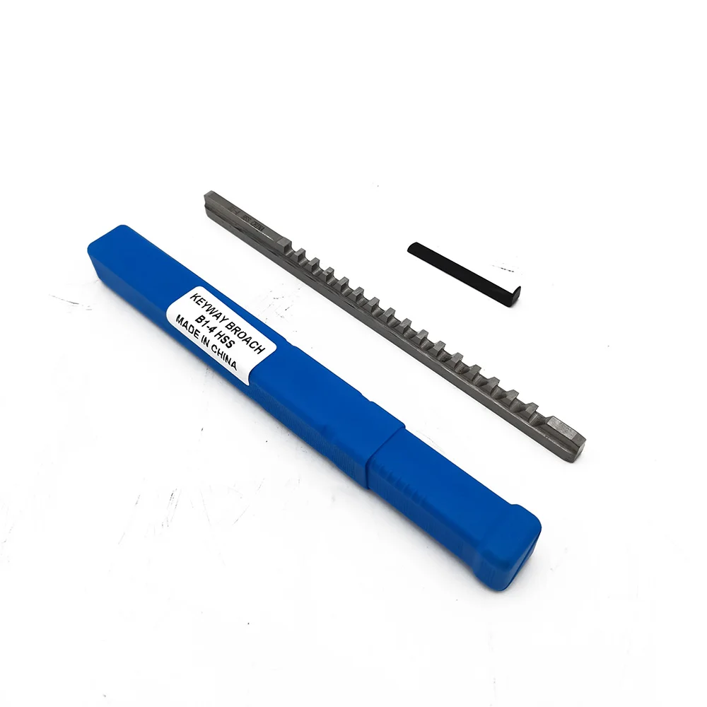 1PC 2/3/4/5/6/8/10/12/14/16/18mm A1/B1/C1/D1/E1 Type Push Type Keyway Broaches HSS Keyway Tools for CNC Machine Tool