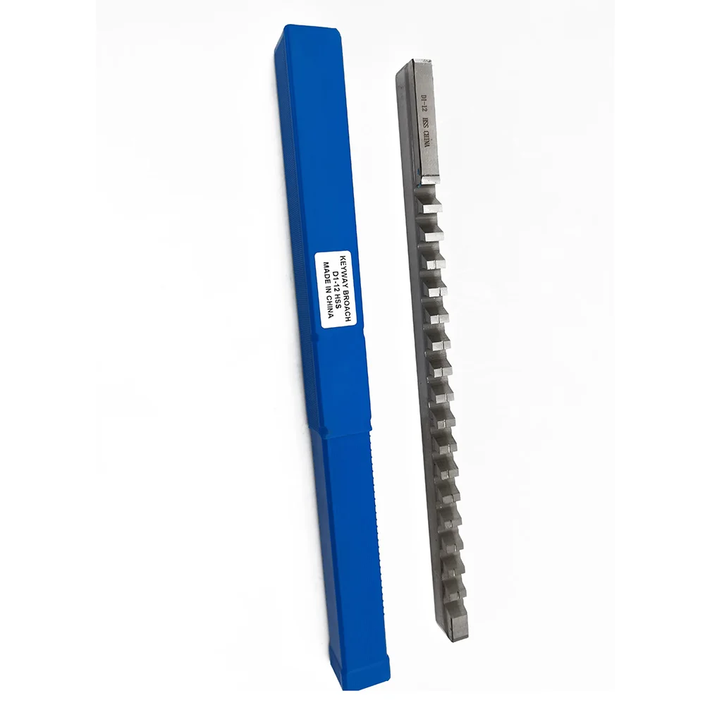 1PC 2/3/4/5/6/8/10/12/14/16/18mm A1/B1/C1/D1/E1 Type Push Type Keyway Broaches HSS Keyway Tools for CNC Machine Tool