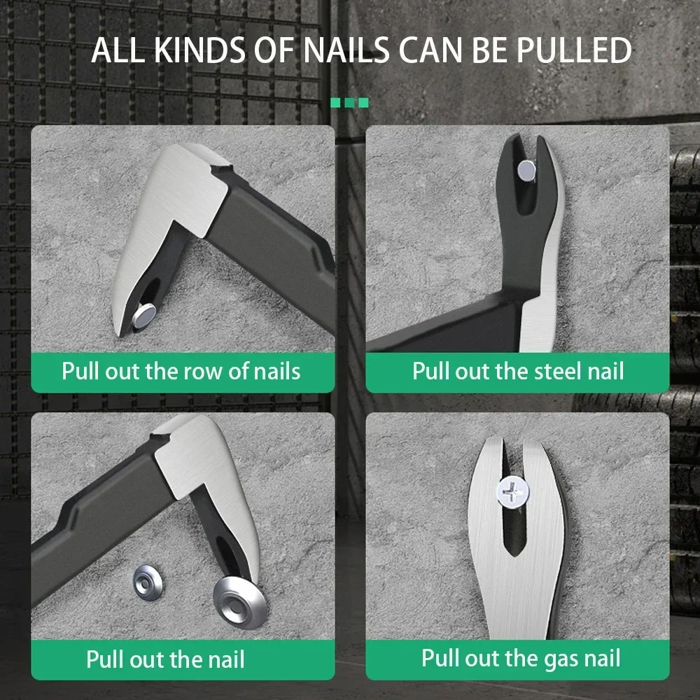Nail Puller Cats Paw Nail Remover Multifunctional Crowbar Tool Steel Nail Extractor for Home Woodworking Tools